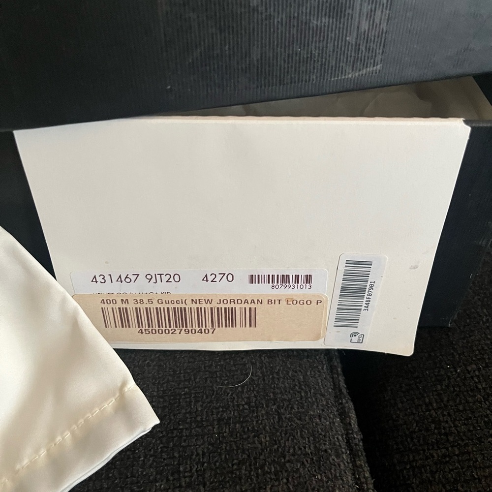 Gucci Authentic Jordaan loafer blue 38.5 NWT Box with Dust Bag BRAND NEW IN BOX - Picture 3 of 16